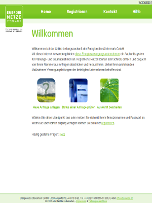 Online Leitungsauskunft